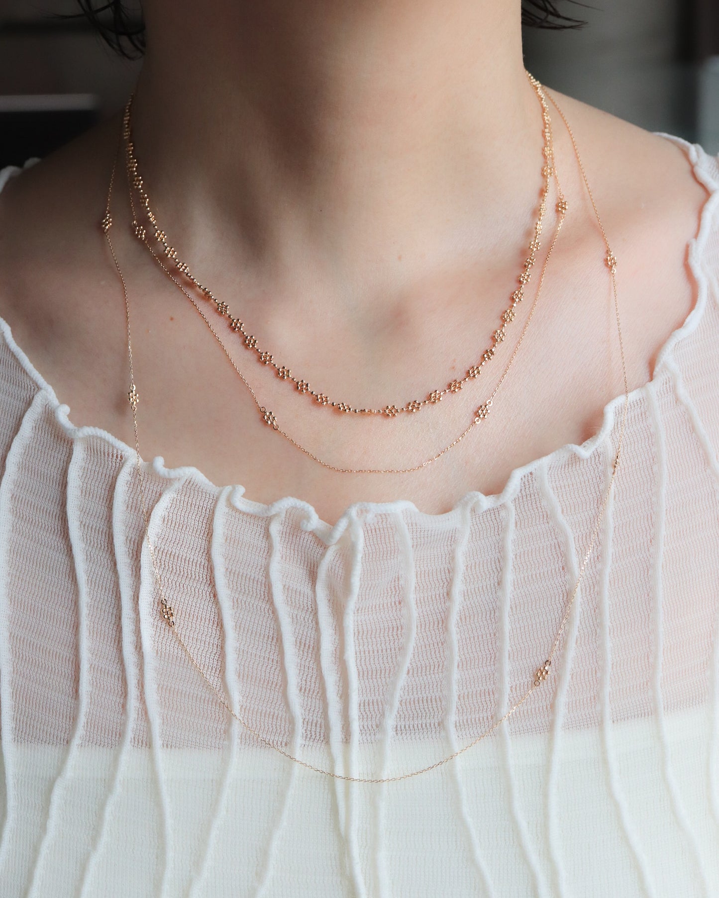Daisy Station Long Necklace