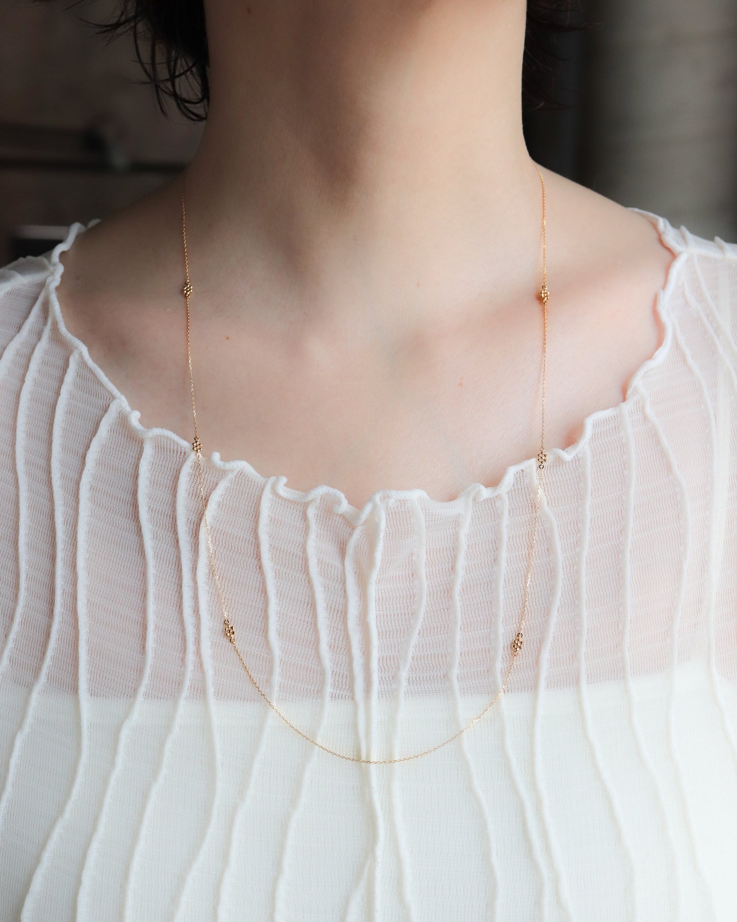 Daisy Station Long Necklace