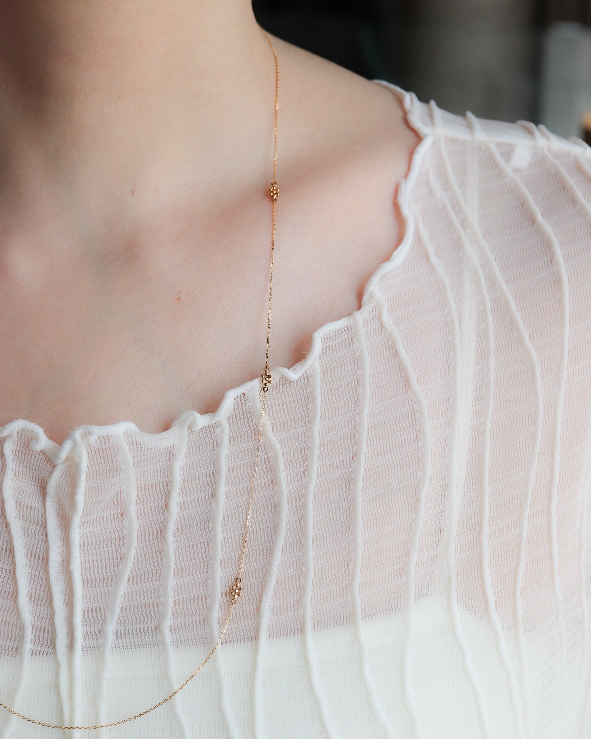 Daisy Station Long Necklace