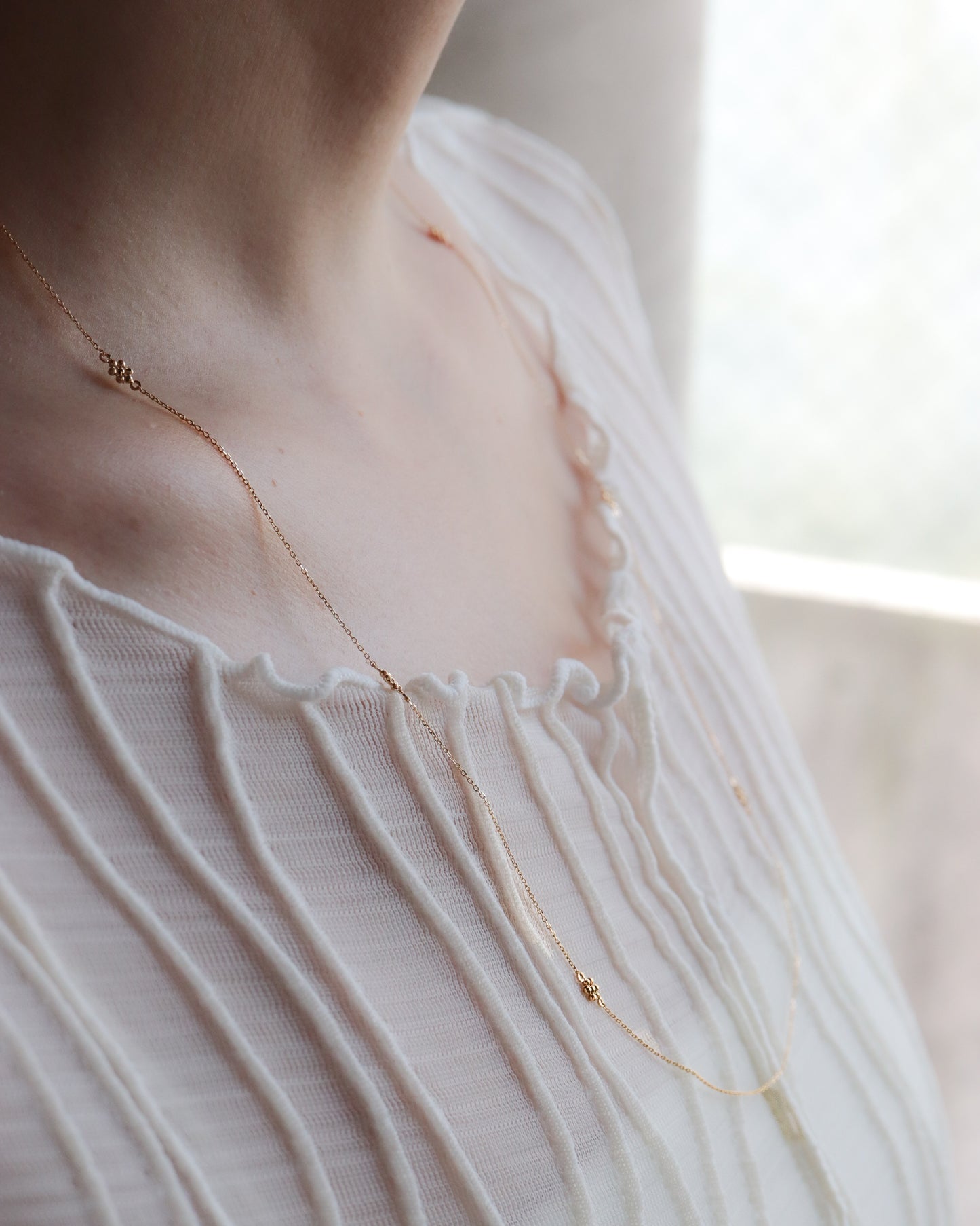 Daisy Station Long Necklace