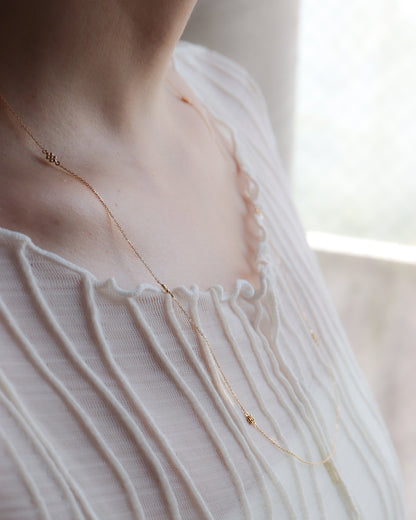 Daisy Station Long Necklace