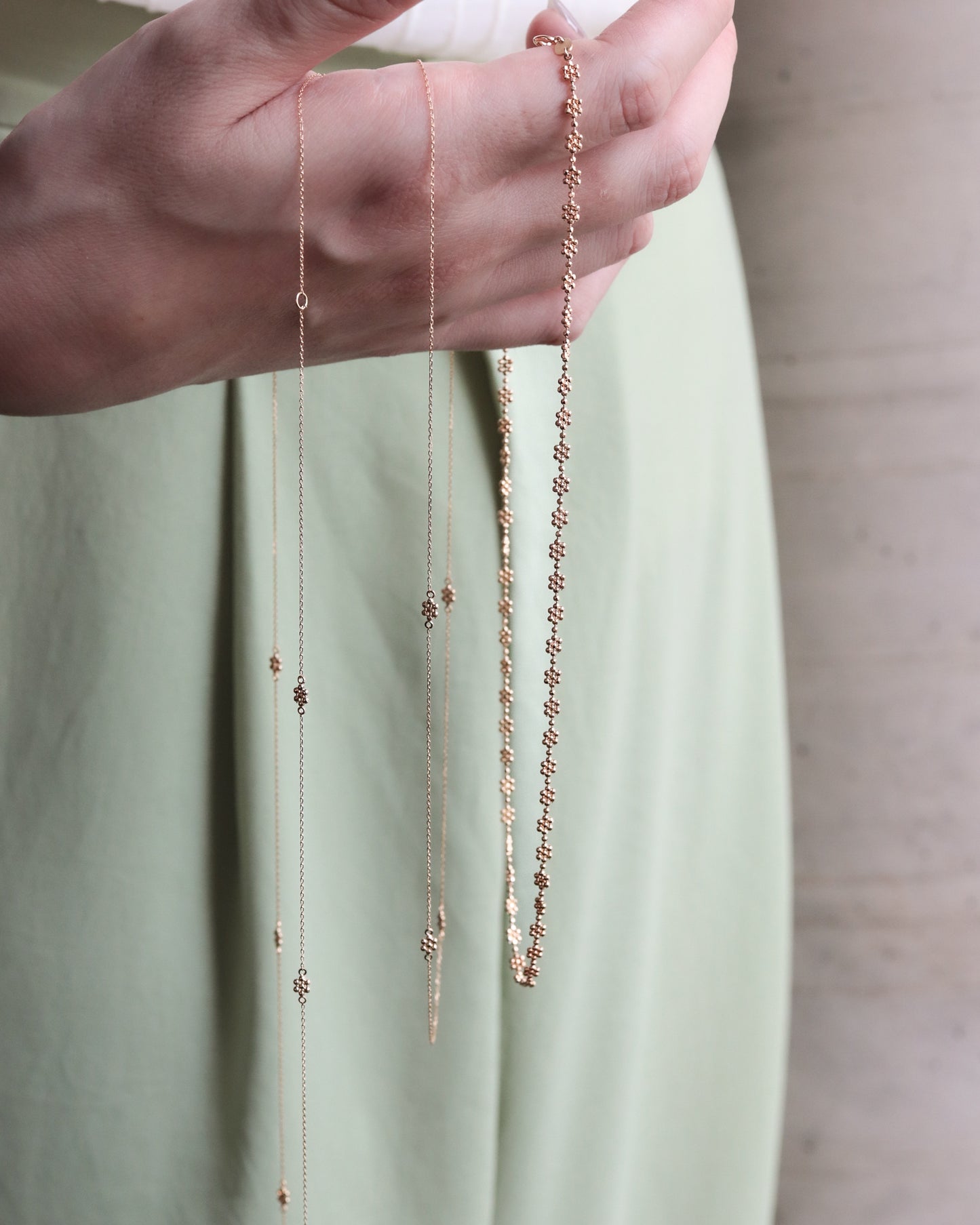 Daisy Station Long Necklace