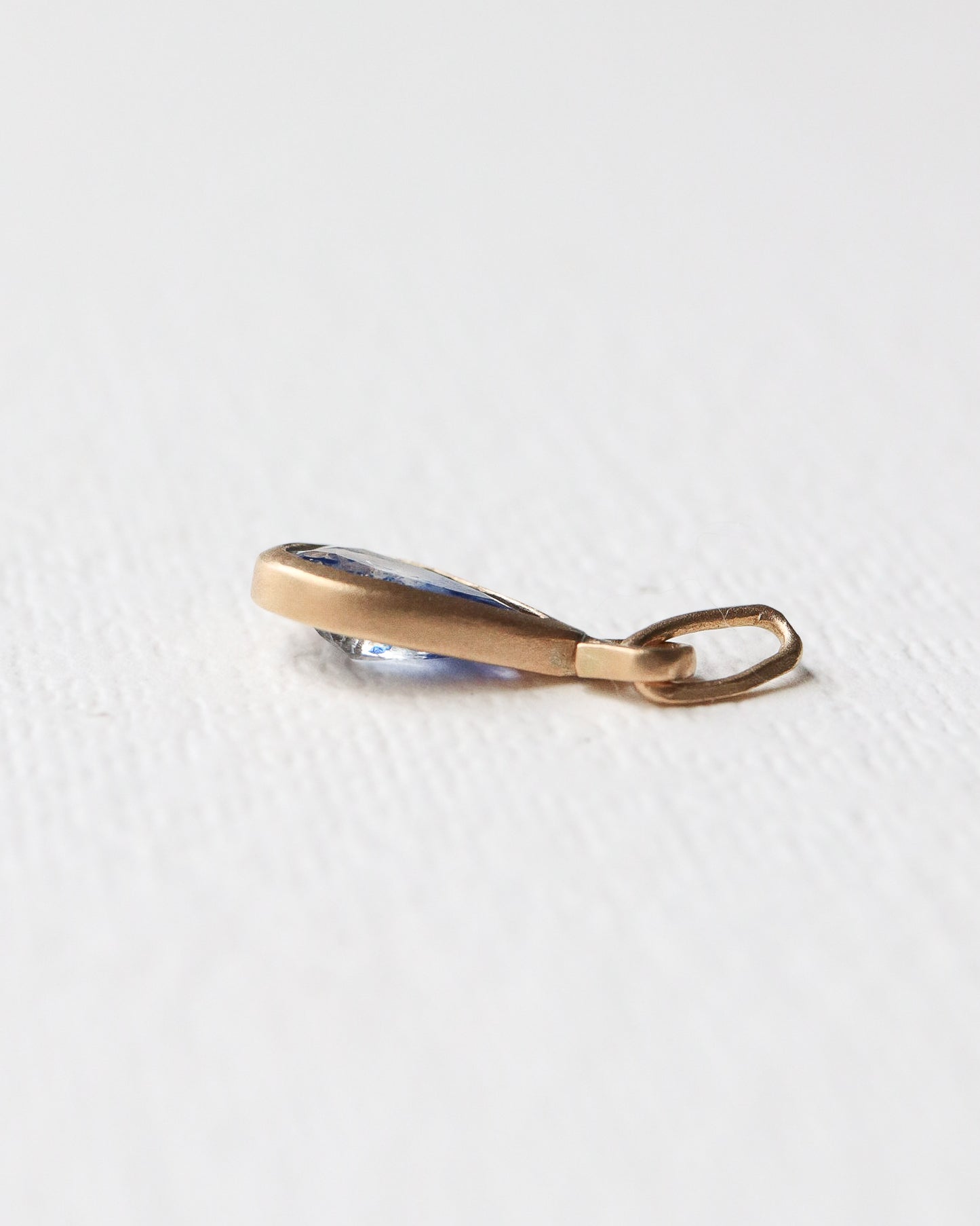 HorseShoe collet Necklace - Sodalite -