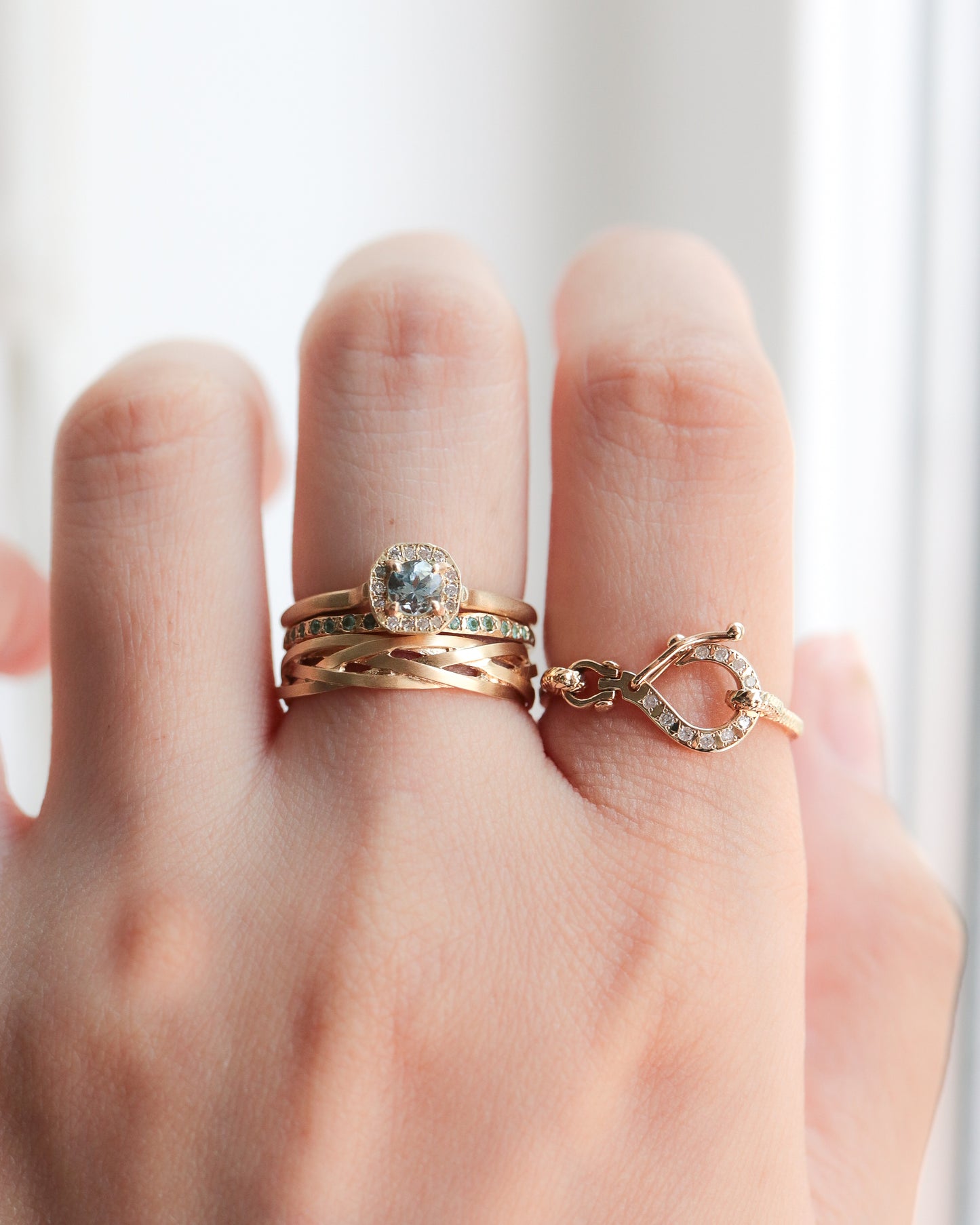 Rinne Ring - Aquamarine -