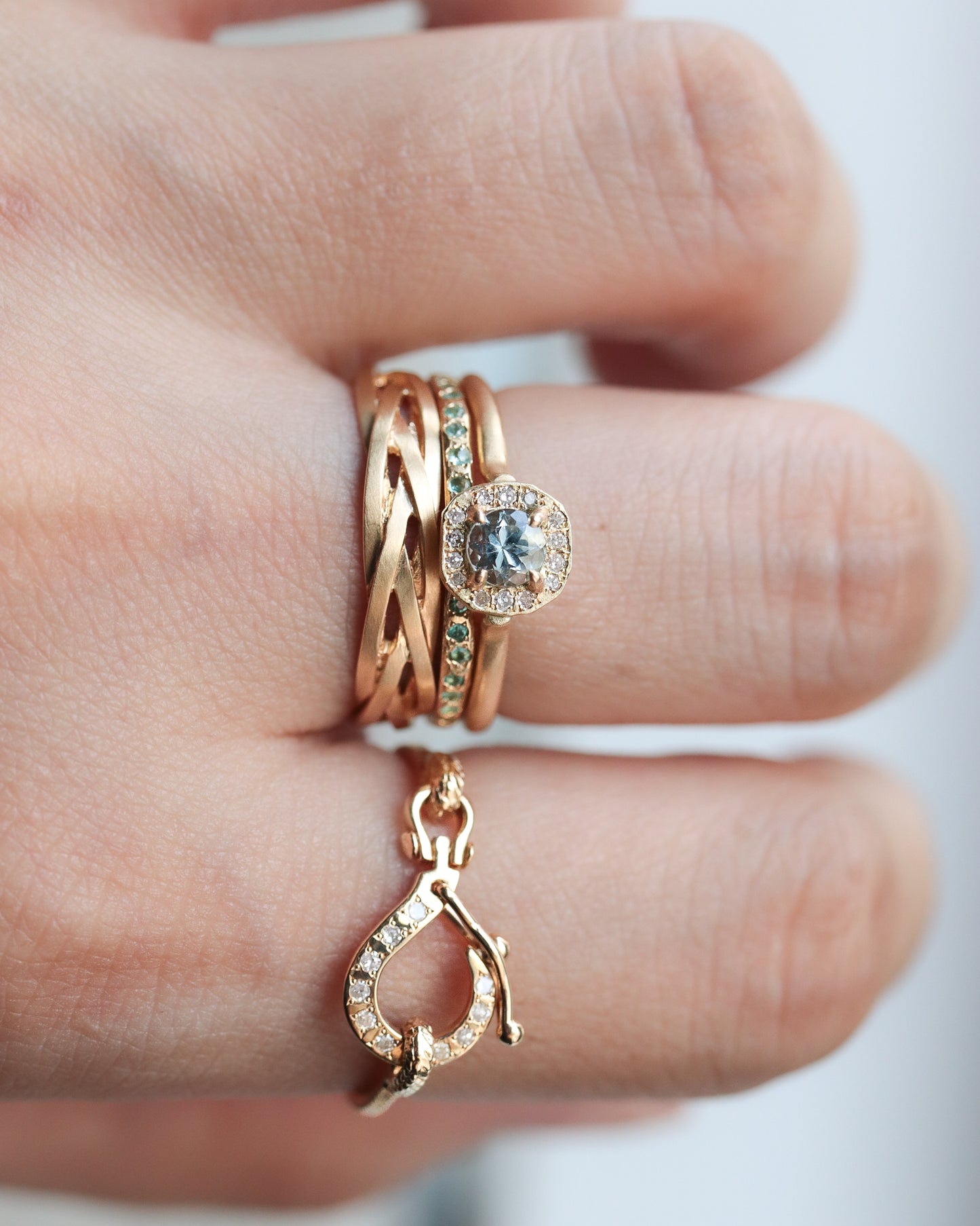 Rinne Ring - Aquamarine -