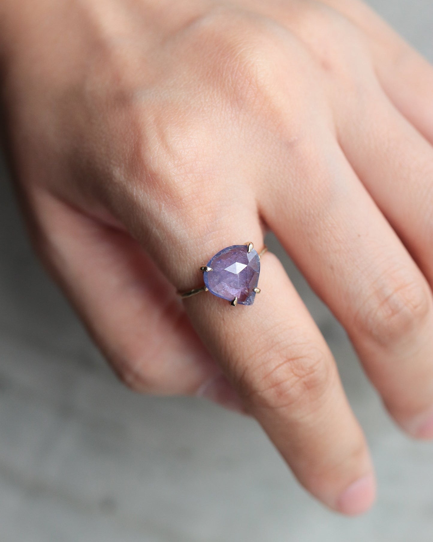 Flat Ring - Tanzanite -