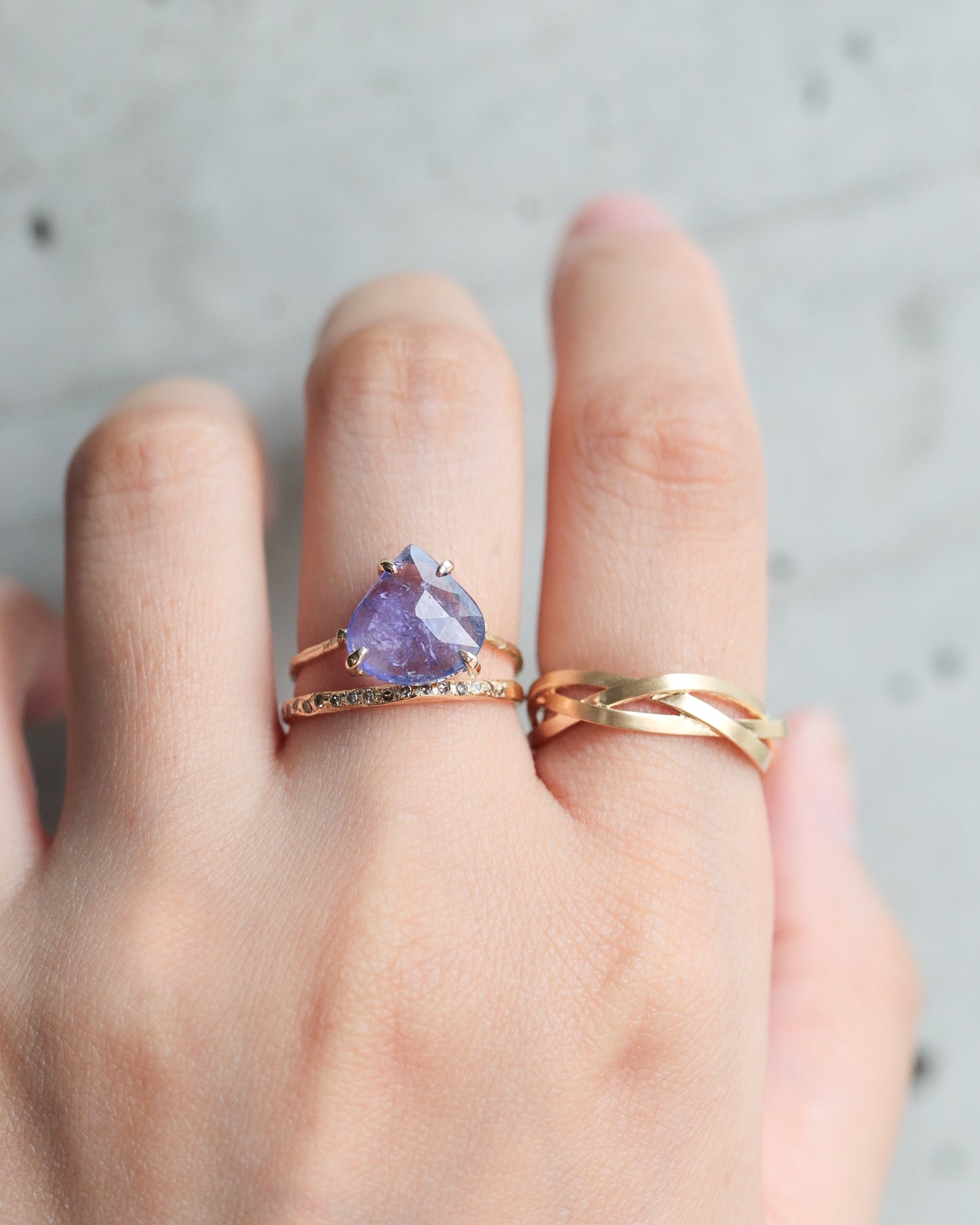 Flat Ring - Tanzanite -