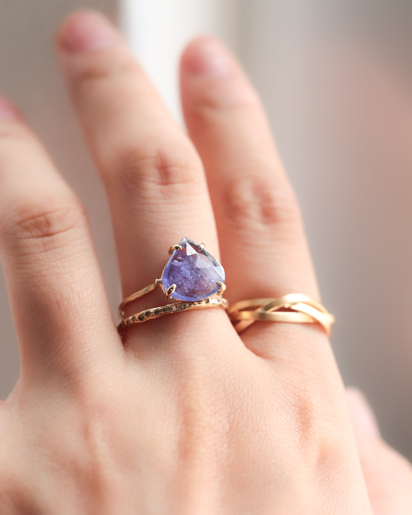 Flat Ring - Tanzanite -