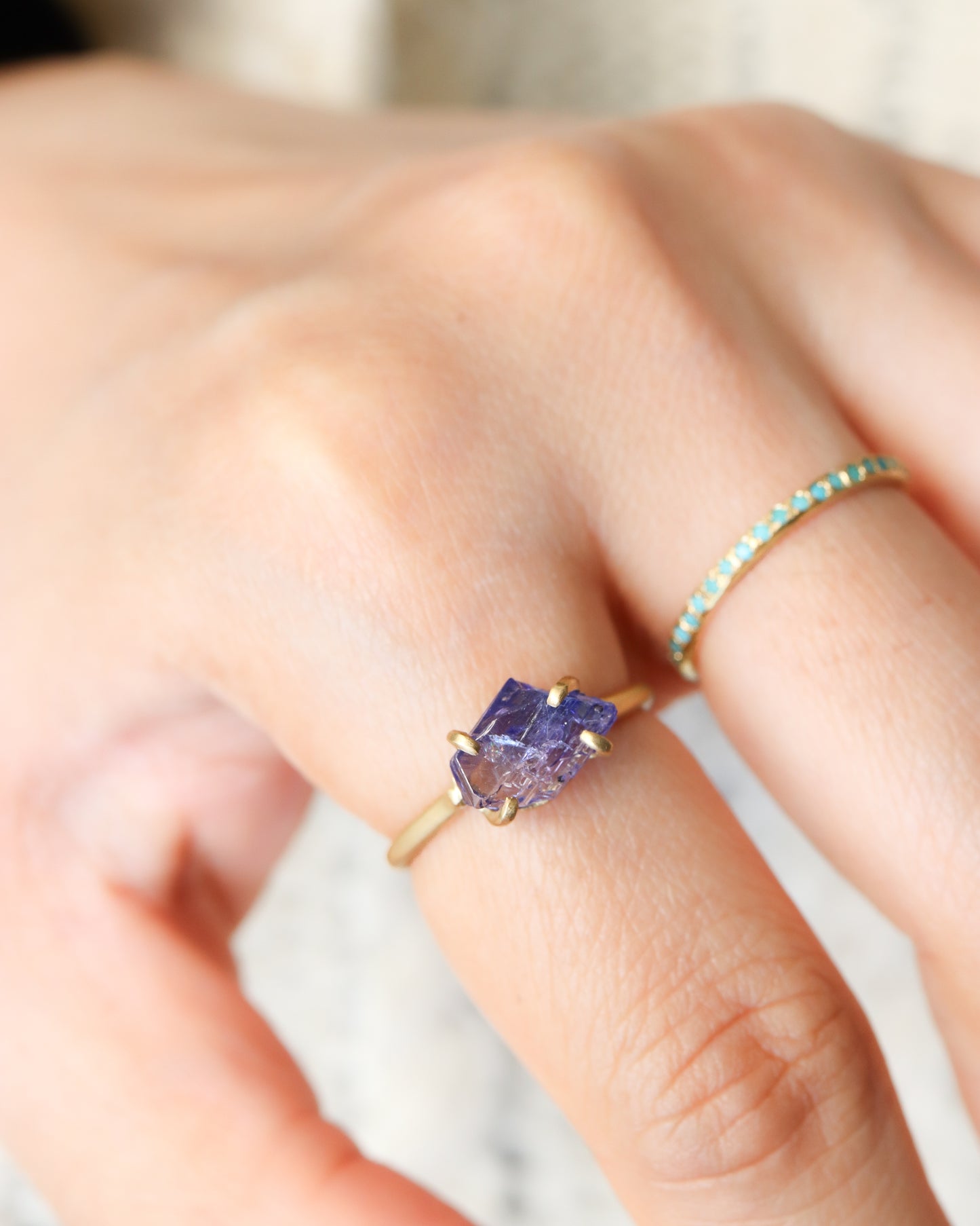 Prong Ring - Tanzanite -
