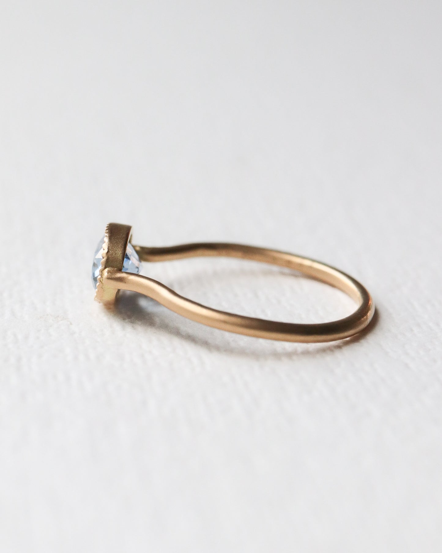 Milgrain Ring - Sapphire -