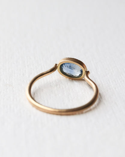 Milgrain Ring - Sapphire -