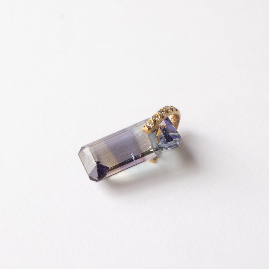 Hibiki Stone etc Necklace - Tanzanite / Diamond -