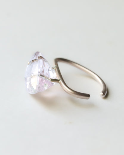 Stone Ear Cuff - Morganite -