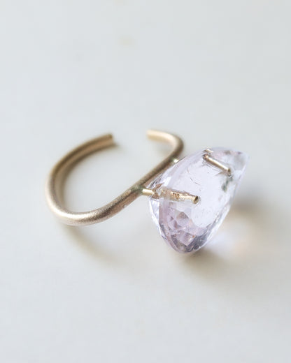 Stone Ear Cuff - Morganite -