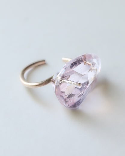 Stone Ear Cuff - Morganite -