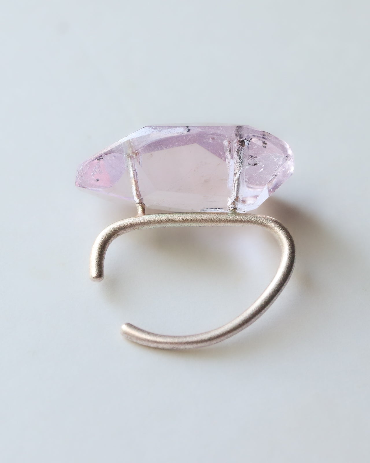 Stone Ear Cuff - Morganite -