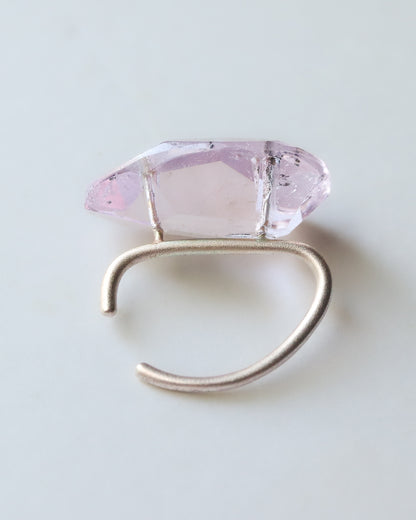 Stone Ear Cuff - Morganite -