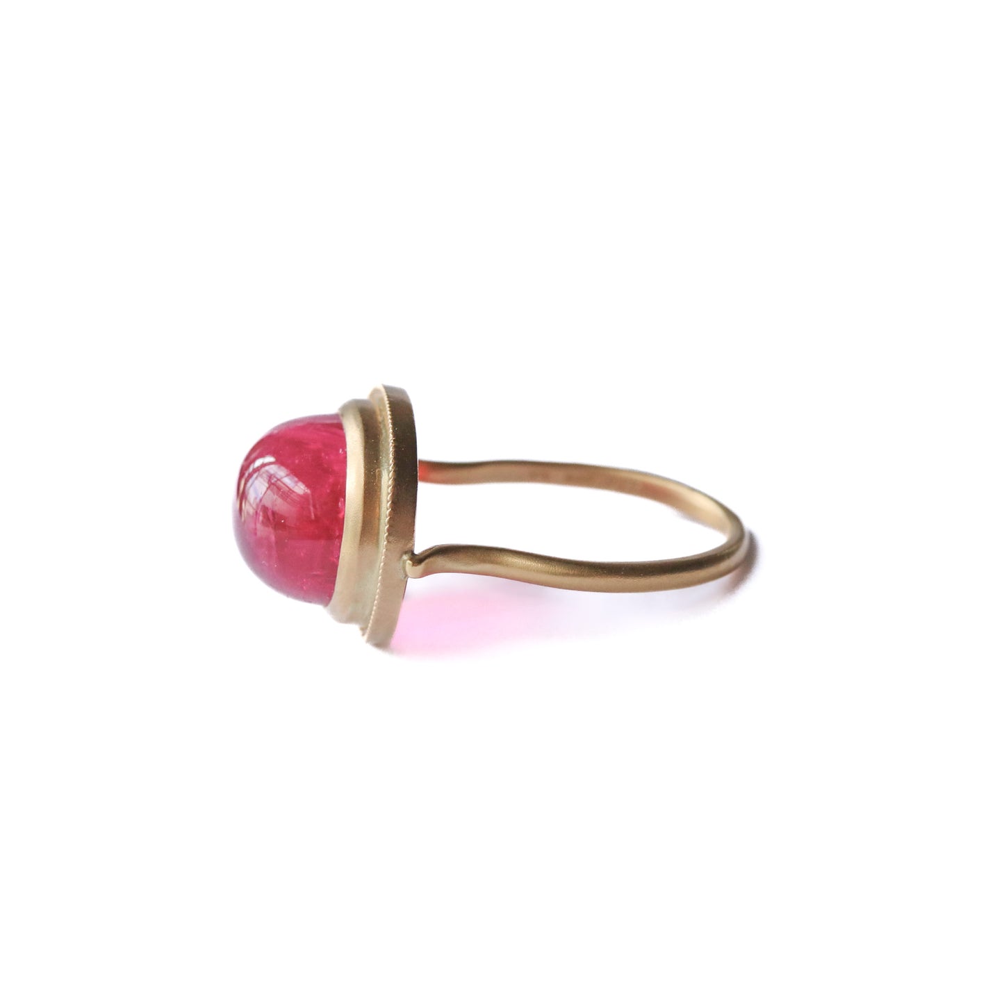 Column Ring - Rubellite -