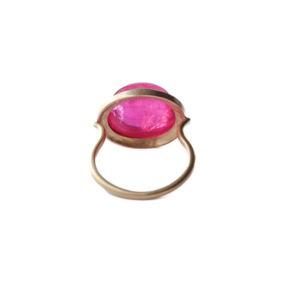 Column Ring - Rubellite -