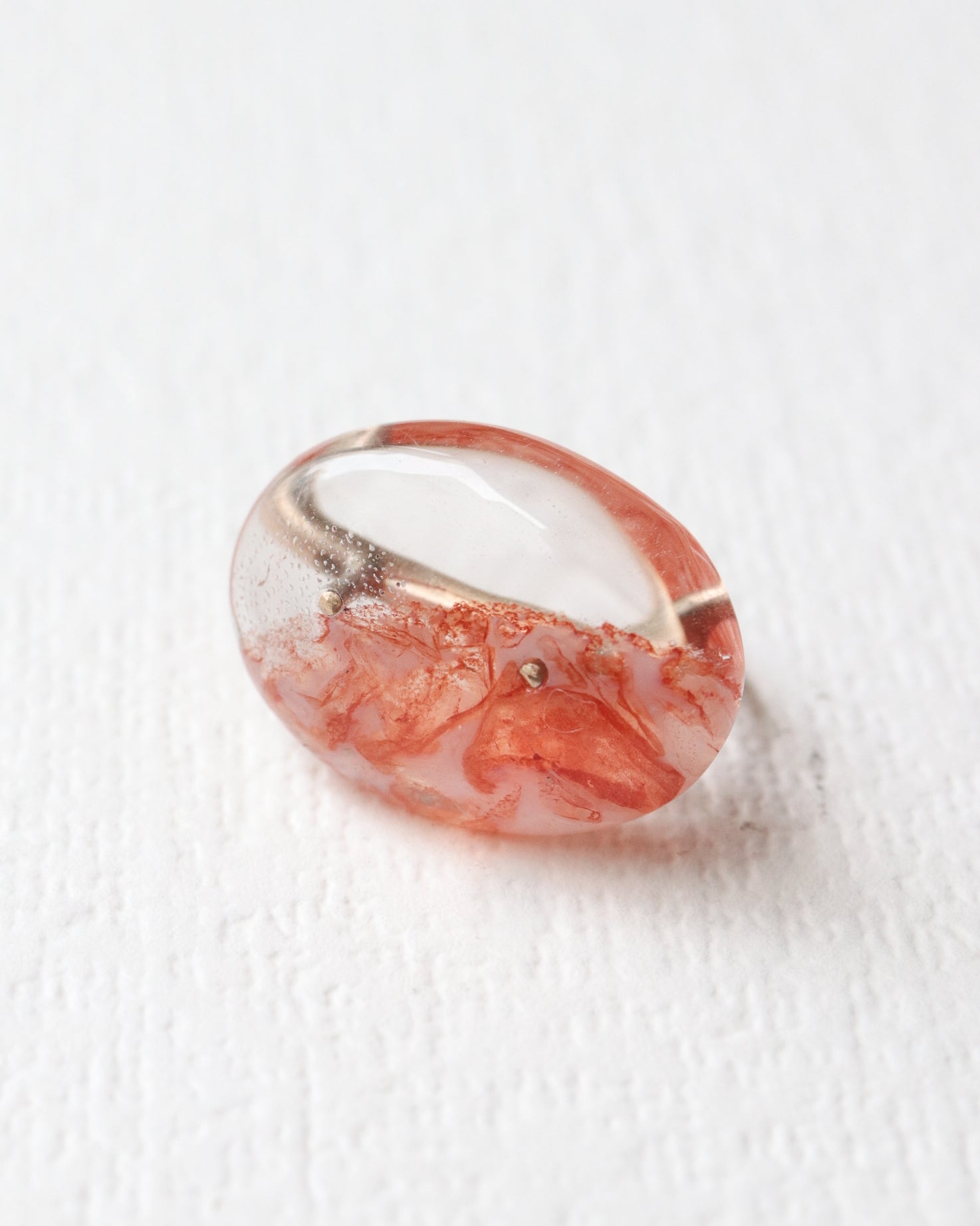 Stone Ear Cuff - Garden Quartz -