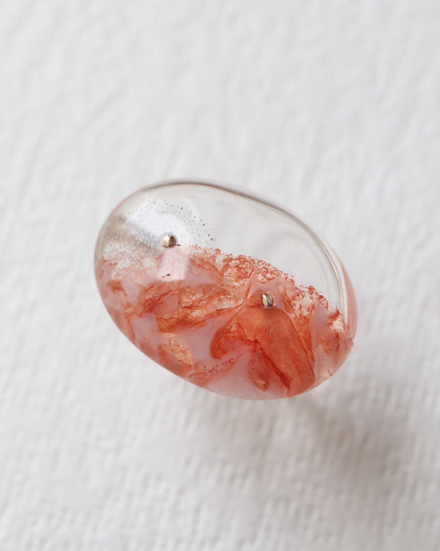 Stone Ear Cuff - Garden Quartz -