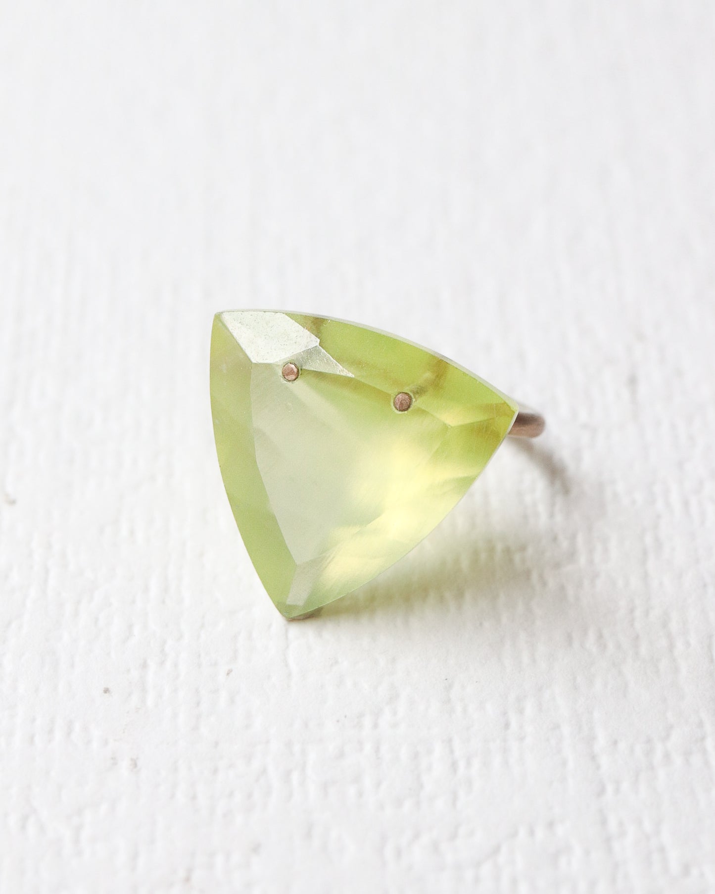 Stone Ear Cuff - Prehnite -