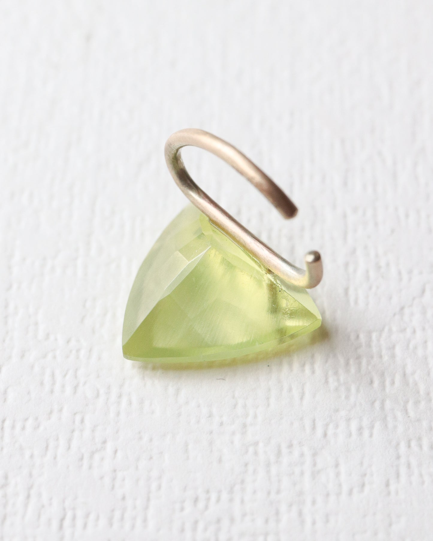 Stone Ear Cuff - Prehnite -