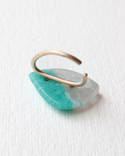 Stone Ear Cuff - Amazonite -