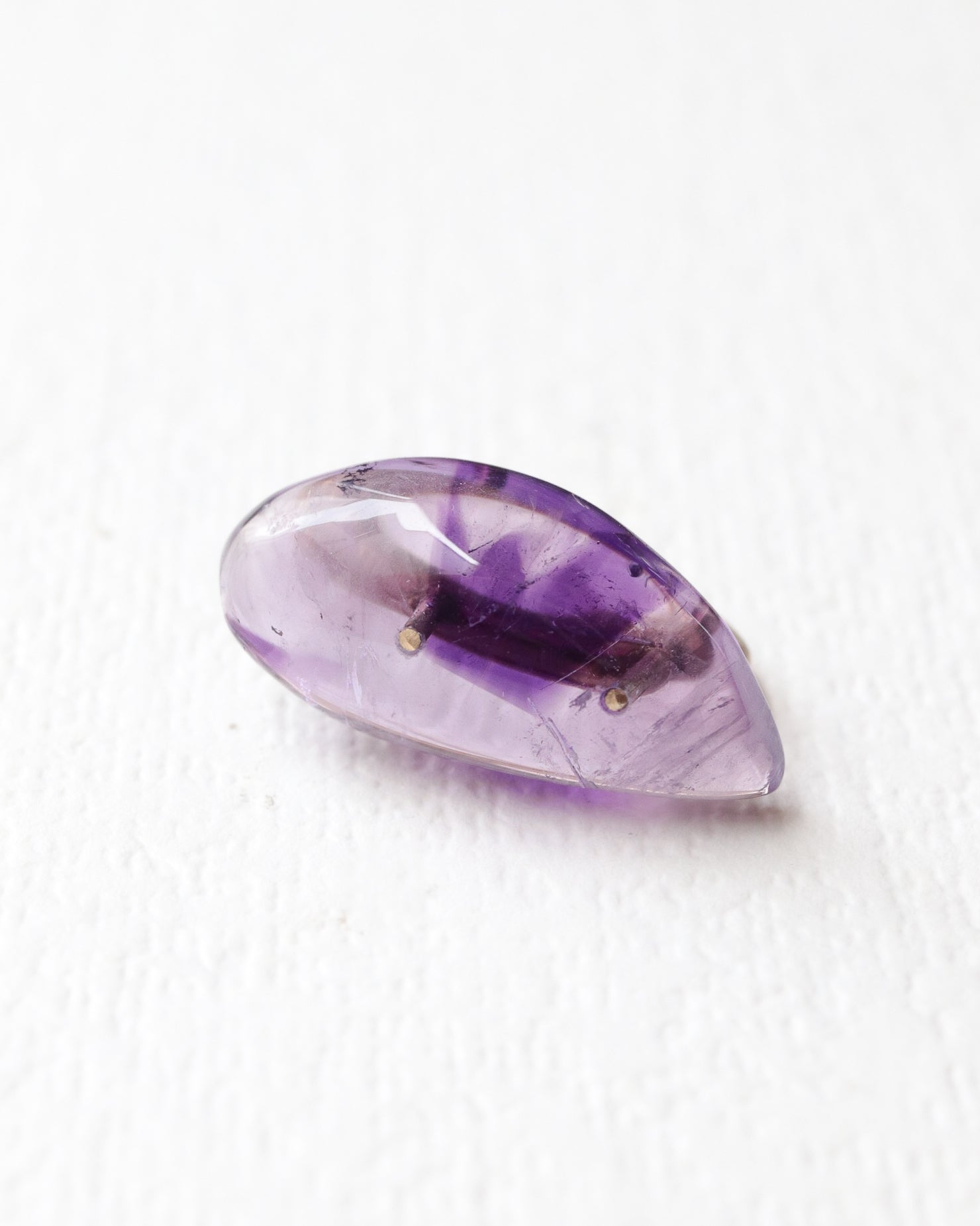 Stone Ear Cuff - Amethyst -