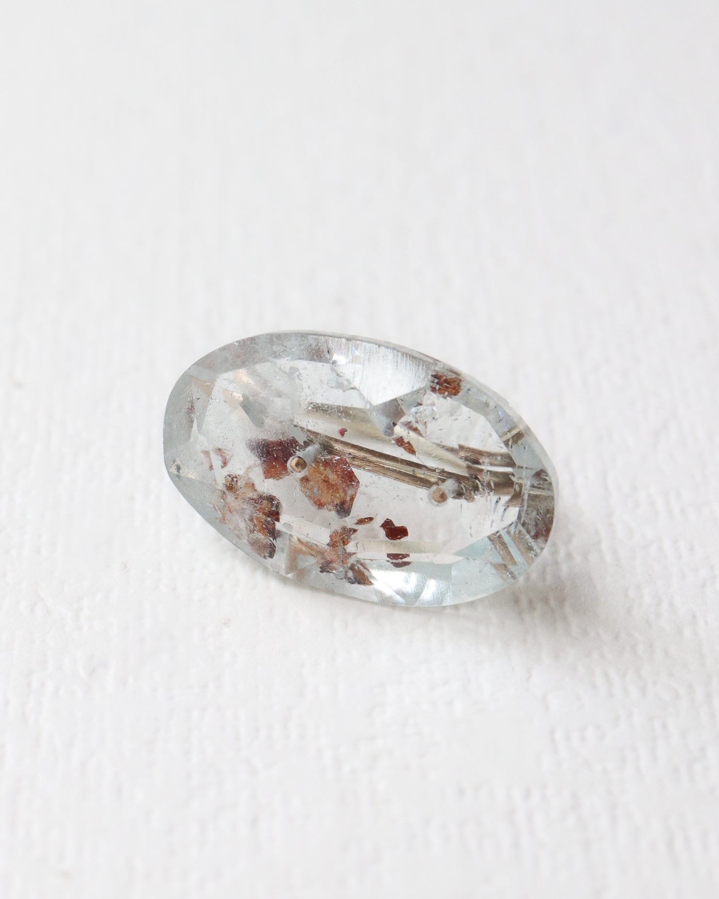 Stone Ear Cuff - Blue Topaz -