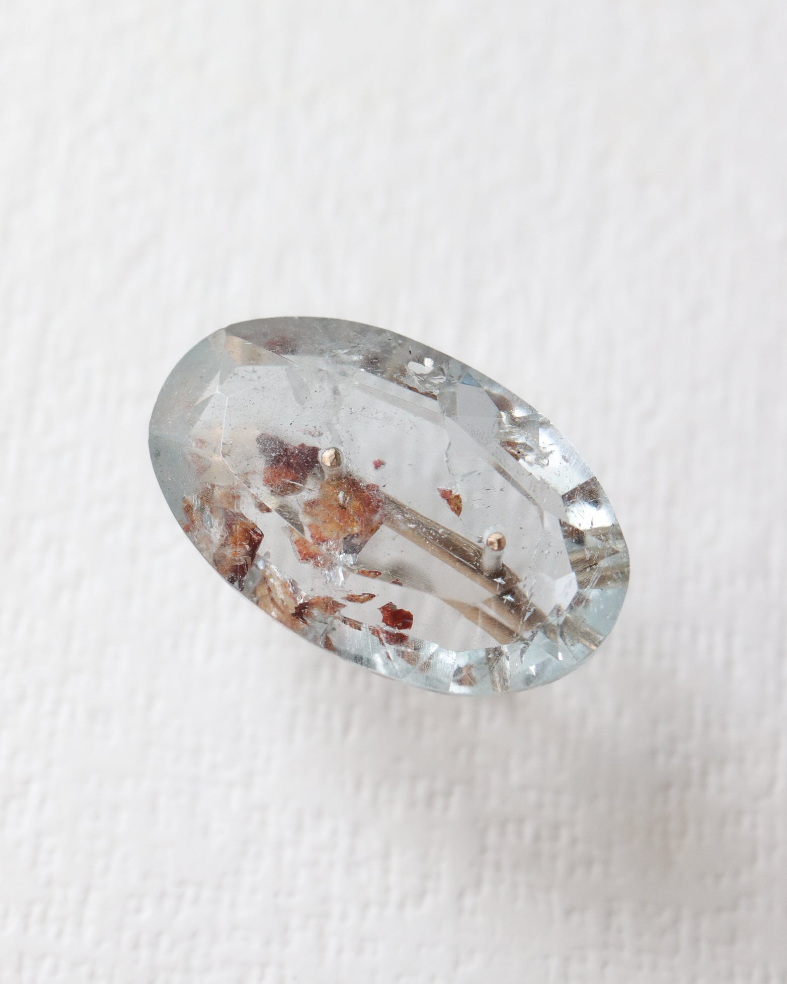 Stone Ear Cuff - Blue Topaz -