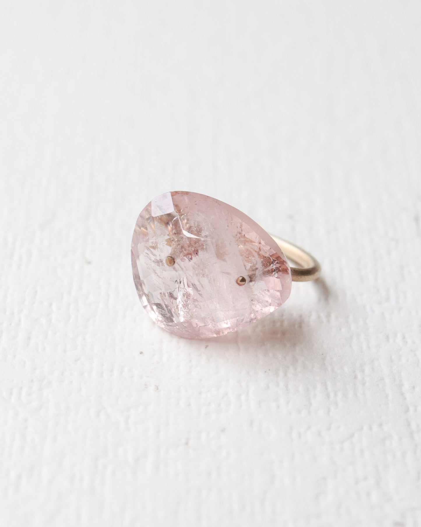 Stone Ear Cuff - Morganite -