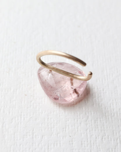 Stone Ear Cuff - Morganite -