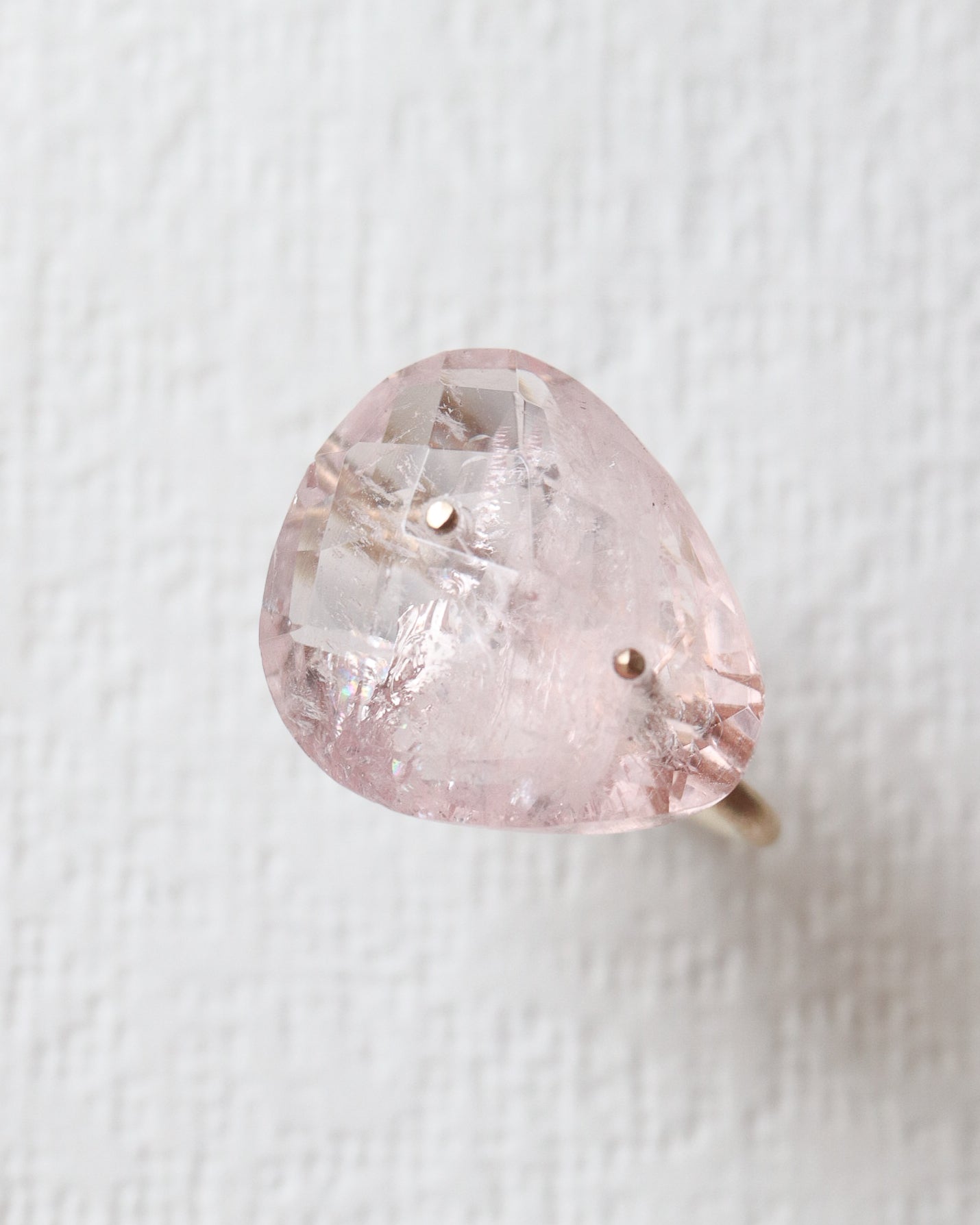 Stone Ear Cuff - Morganite -