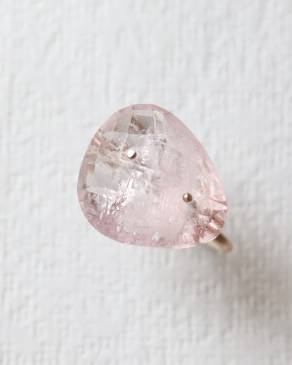 Stone Ear Cuff - Morganite -