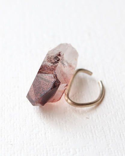 Stone Ear Cuff - Phantom Quartz -