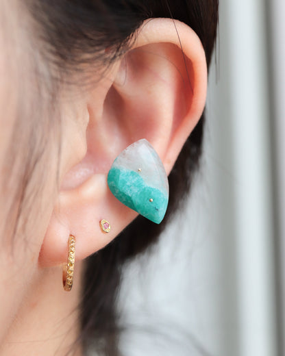 Stone Ear Cuff - Amazonite -