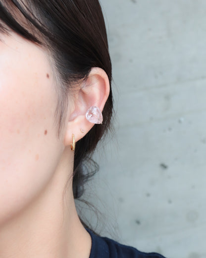 Stone Ear Cuff - Morganite -