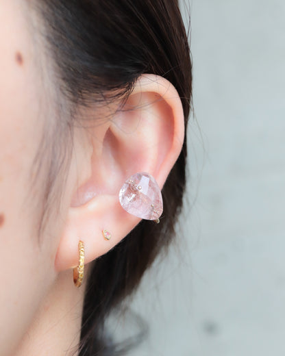 Stone Ear Cuff - Morganite -