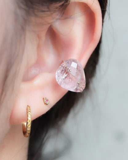 Stone Ear Cuff - Morganite -