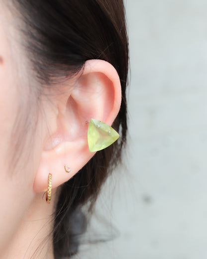 Stone Ear Cuff - Prehnite -