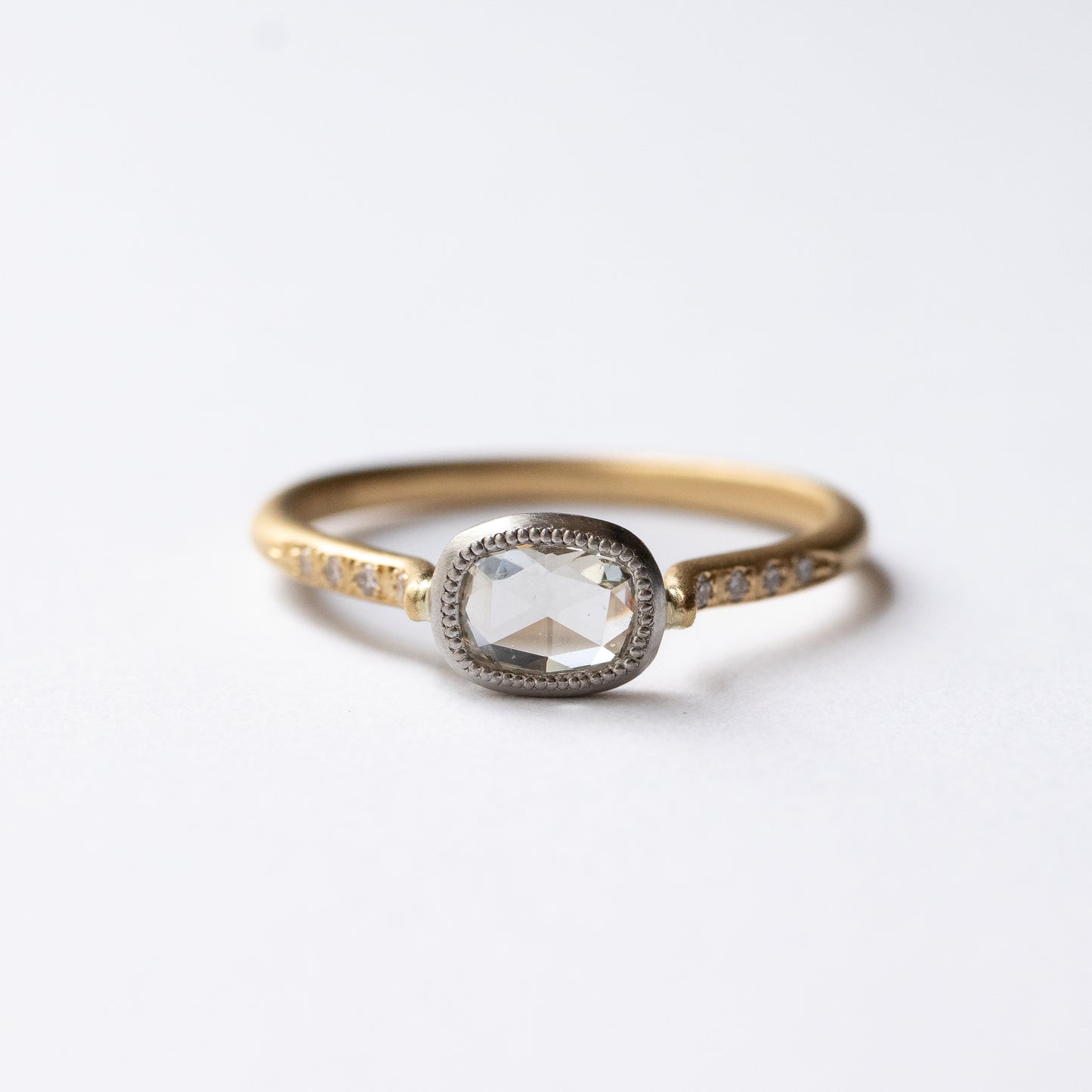 Milgrain Ring - Diamond -