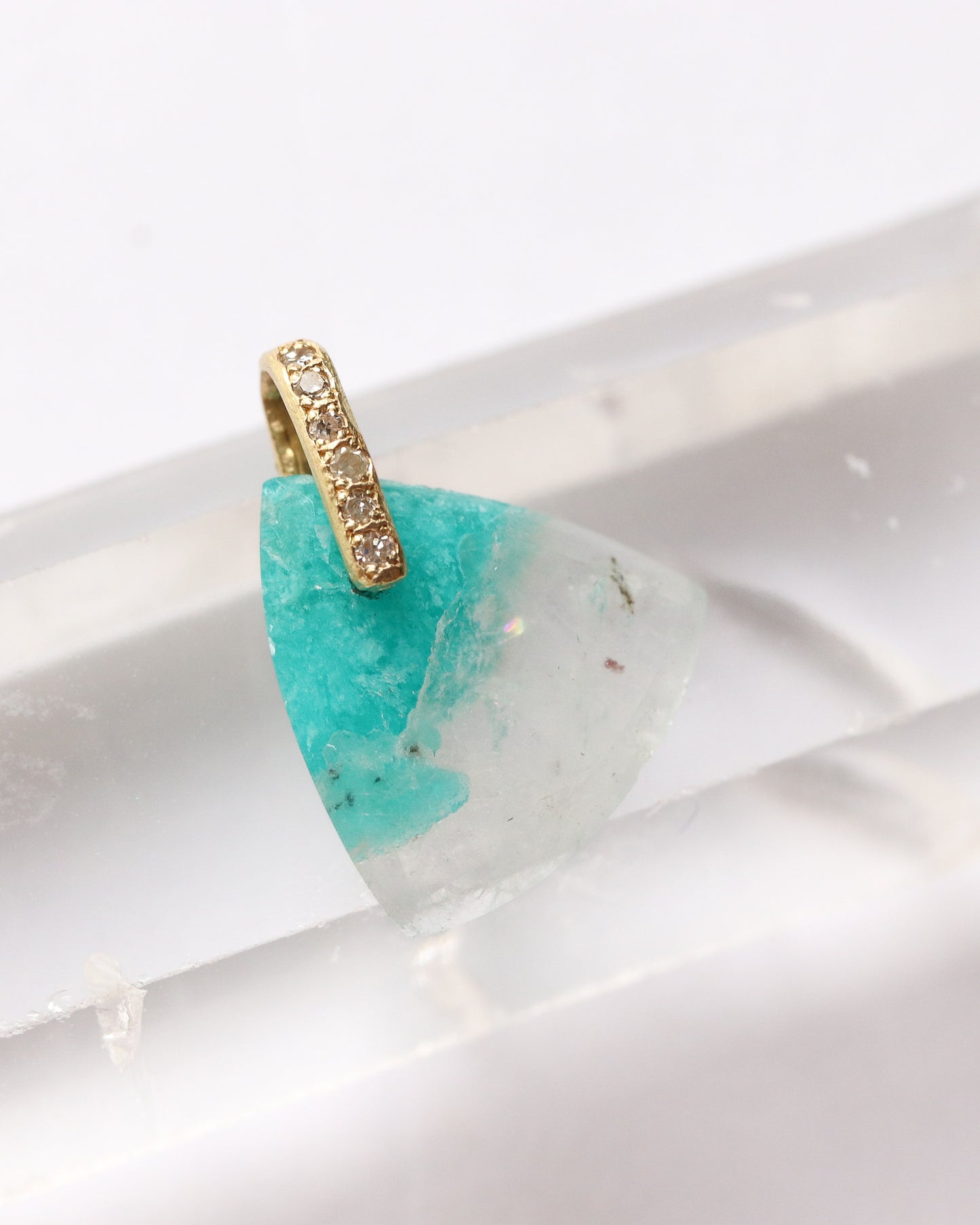 Hibiki Stone Necklace - Amazonite -