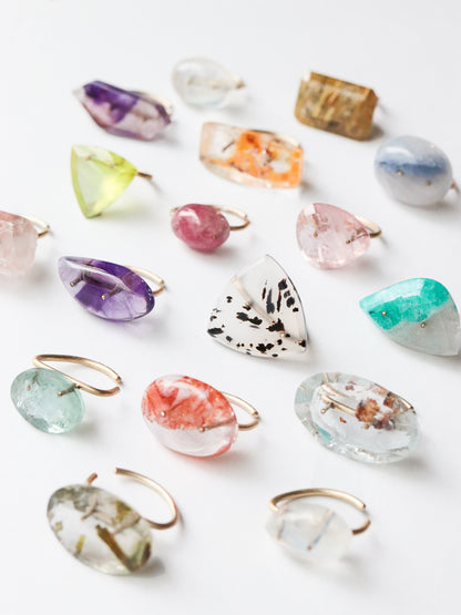 Stone Ear Cuff - Amazonite -