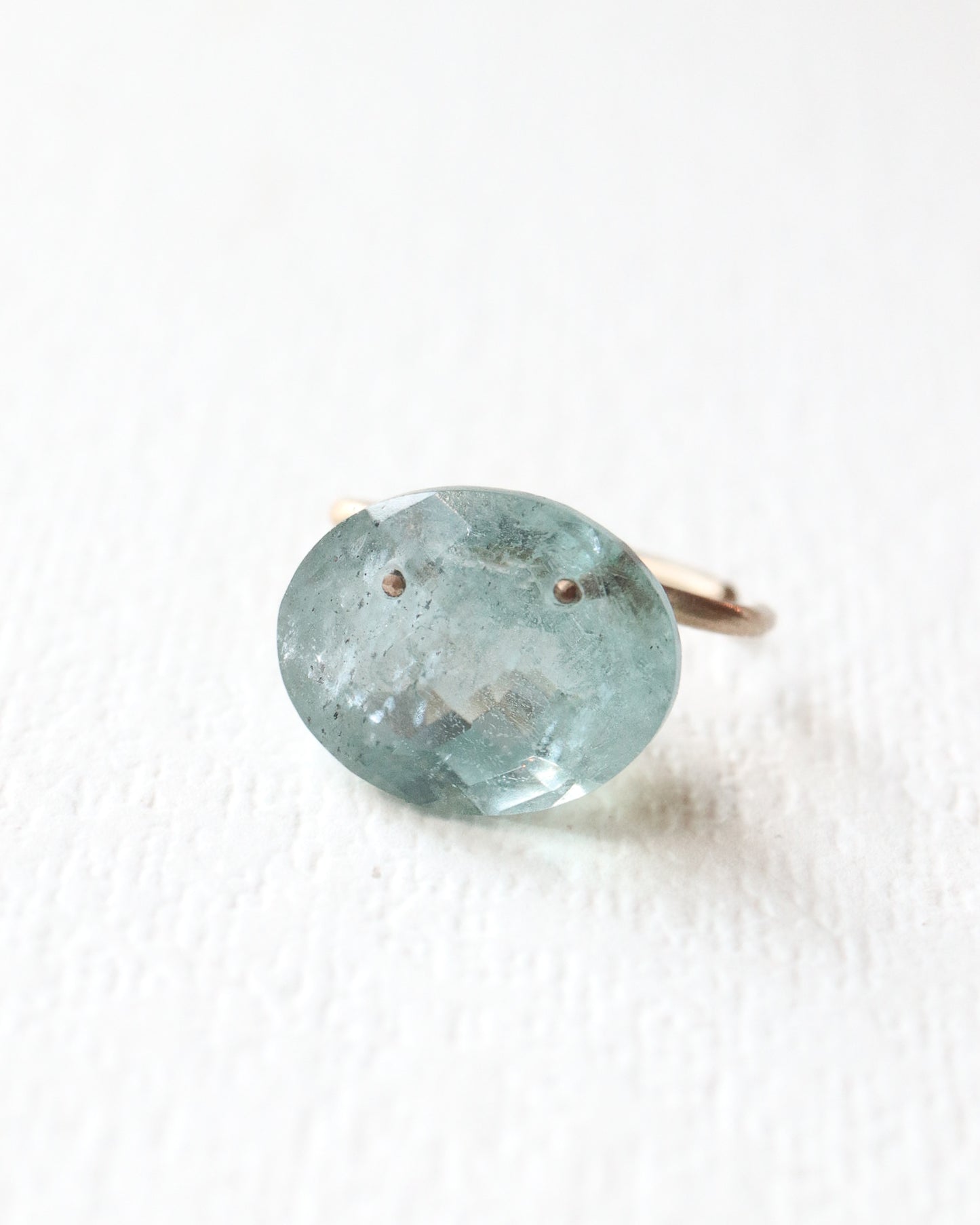 Stone Ear Cuff - Aquamarine -