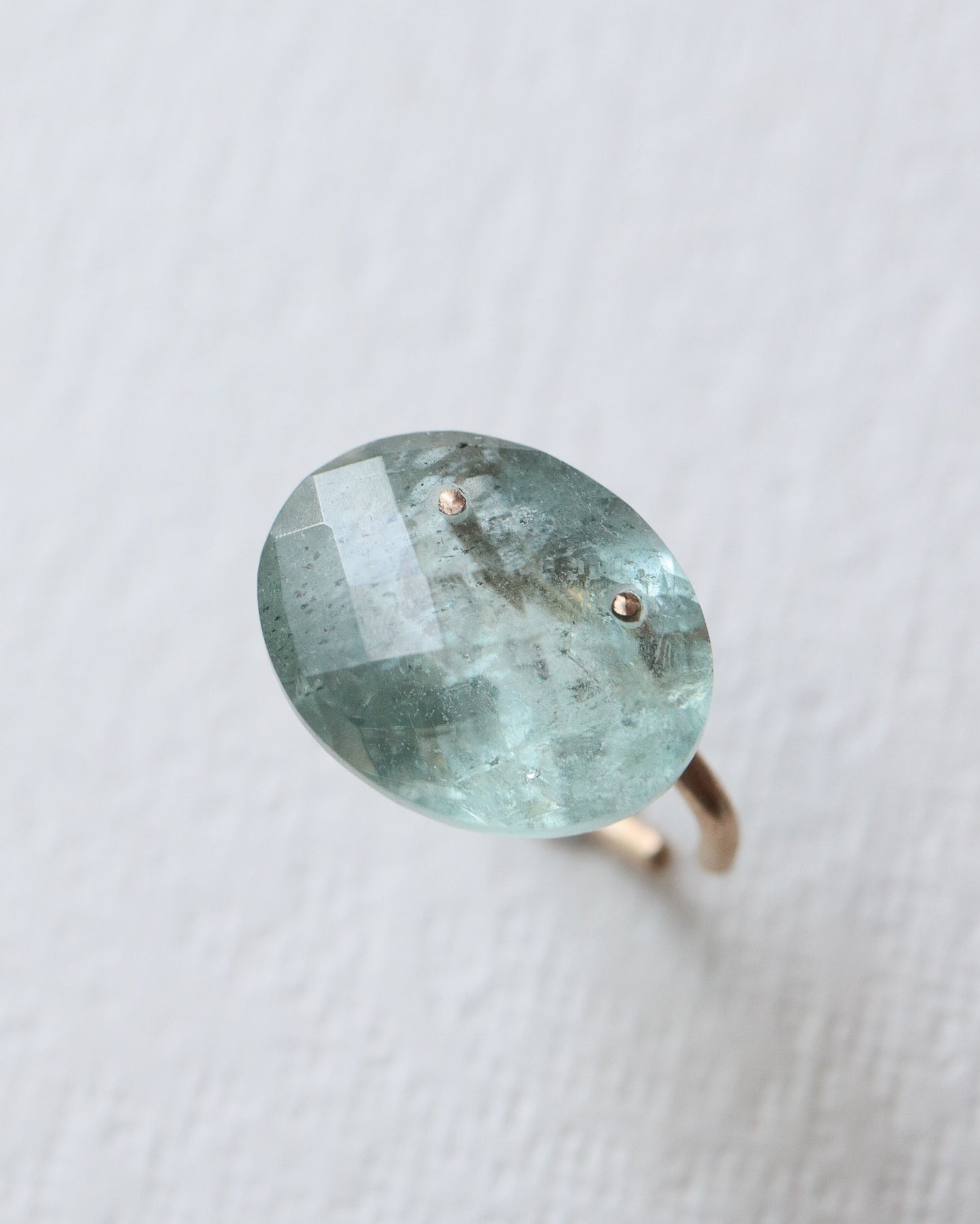 Stone Ear Cuff - Aquamarine -