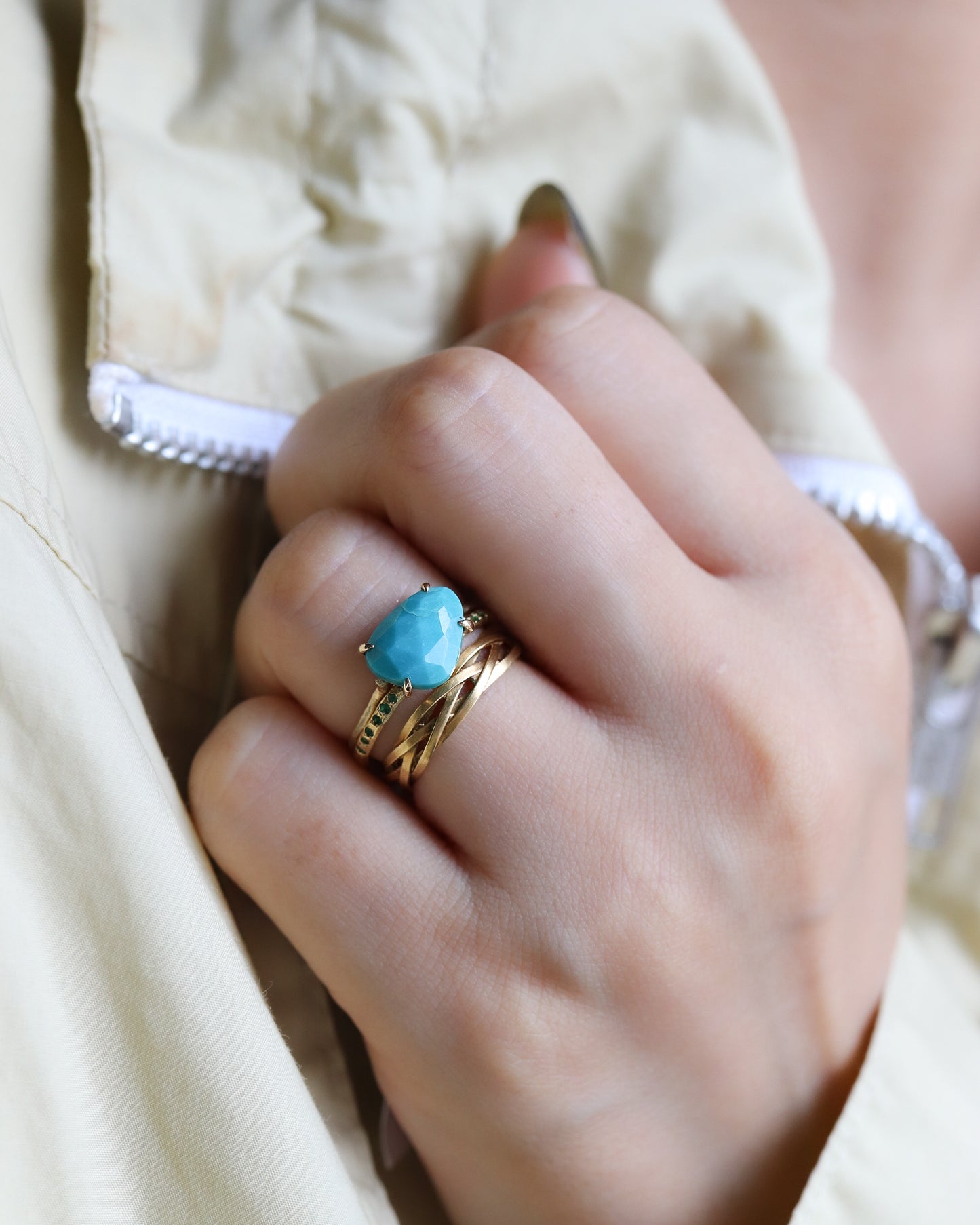 Flat Ring - Turquoise -