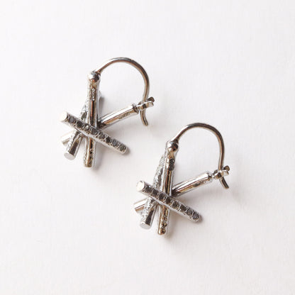 Asterism Pierced Earring - Diamond -