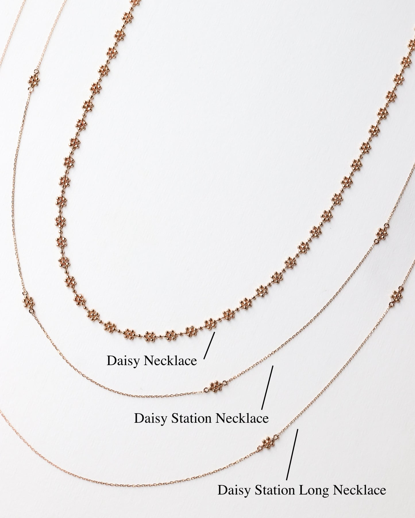 【 Repair 】Daisy Necklace - Chain Size Down & Up -