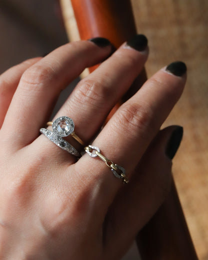 Bond Ring - K18YG×PT900-